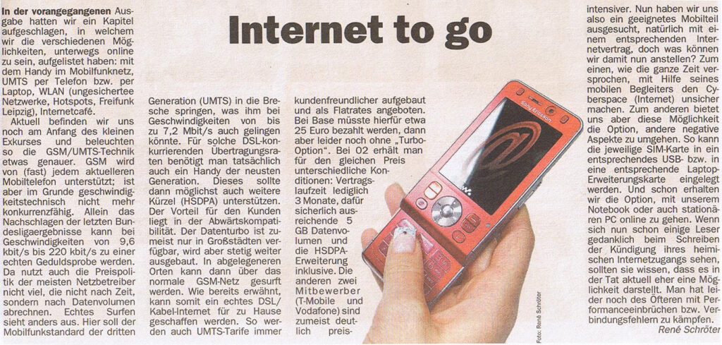 Internet to go